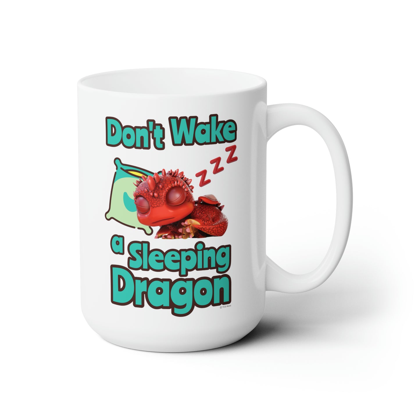 Aifos Don't Wake A Sleeping Dragon Ceramic Mug 15oz