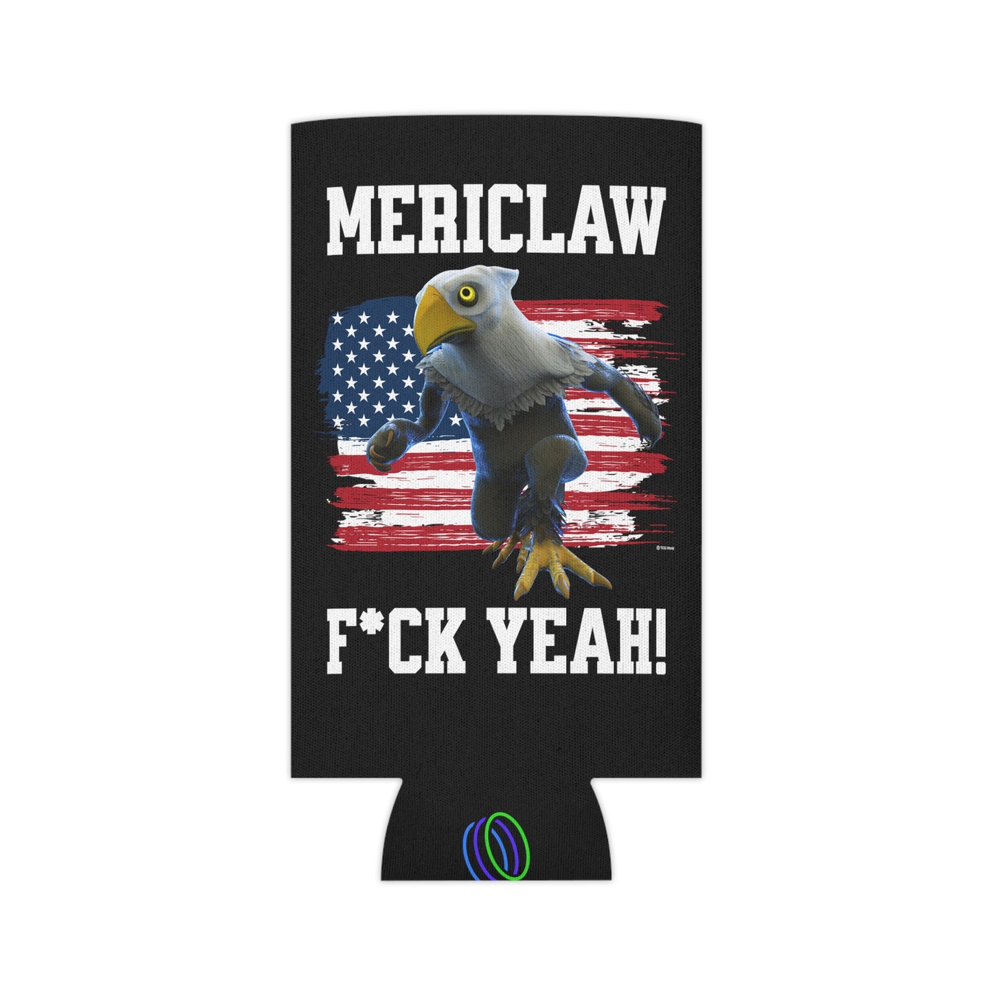 Mericlaw F*ck Yeah - TCG World Metaverse Sprite / American Flag Can Cooler