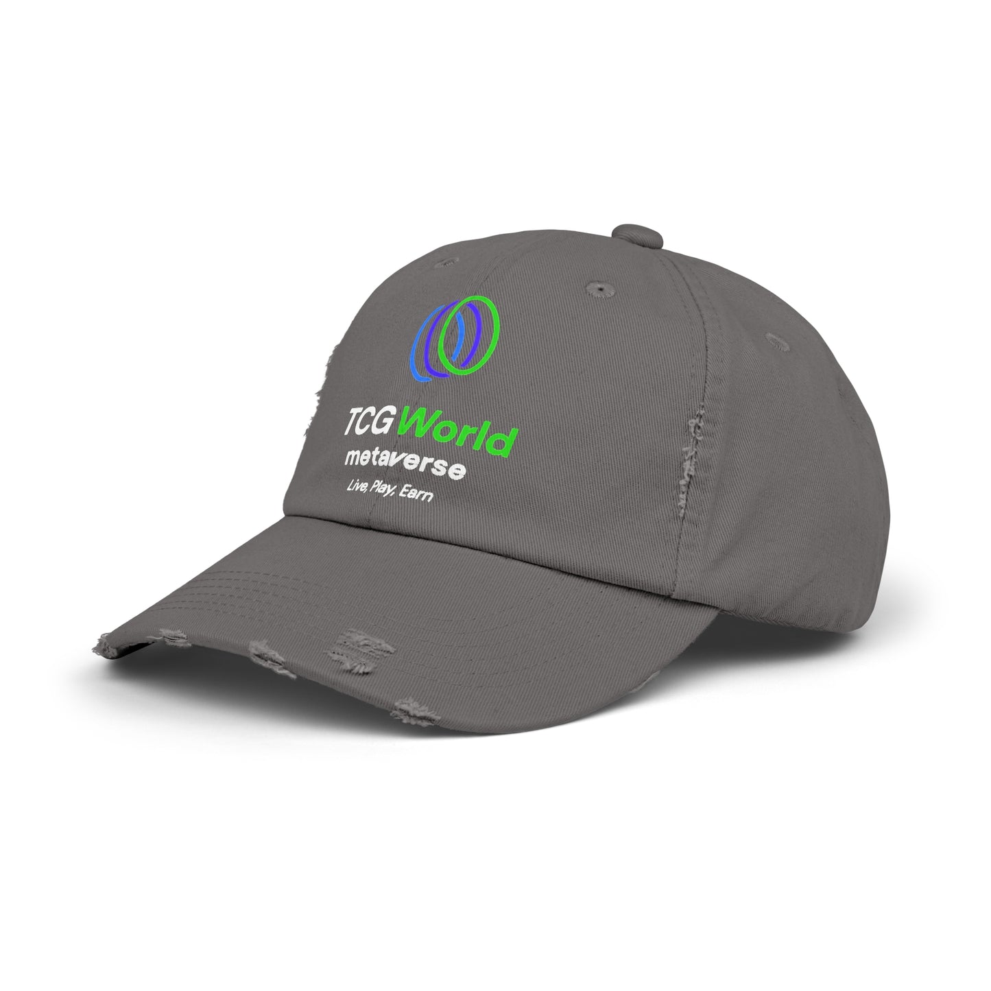 TCG World Metaverse Unisex Distressed Cap Hat