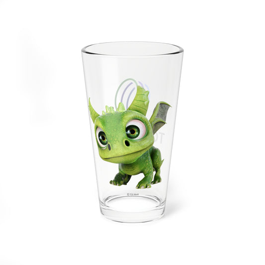Gaia the Adorable Baby Dragon - TCG World Metaverse Tall Serving Glass, 16oz
