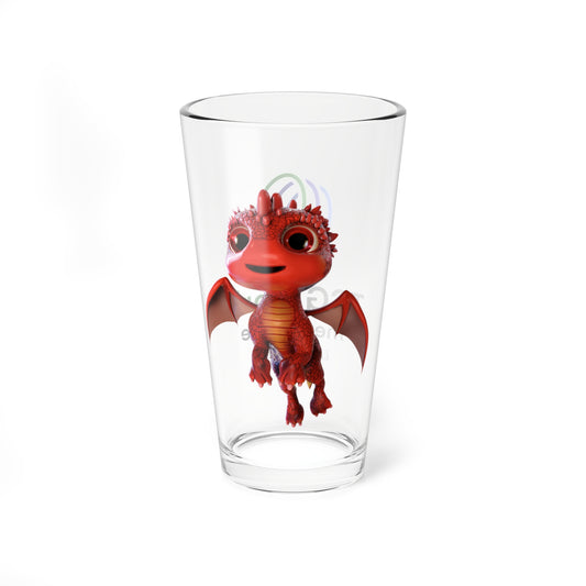 Aifos the Adorable Baby Dragon, TCG World Tall Serving Glass, 16oz