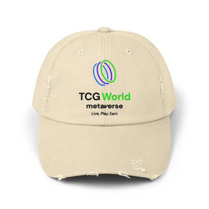 TCG World Metaverse Unisex Distressed Cap Hat