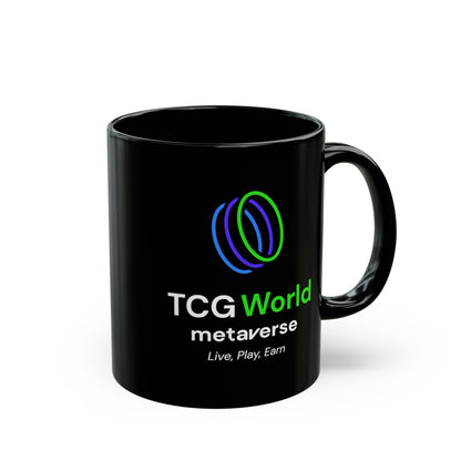 TCG World Metaverse Black Coffee Mug