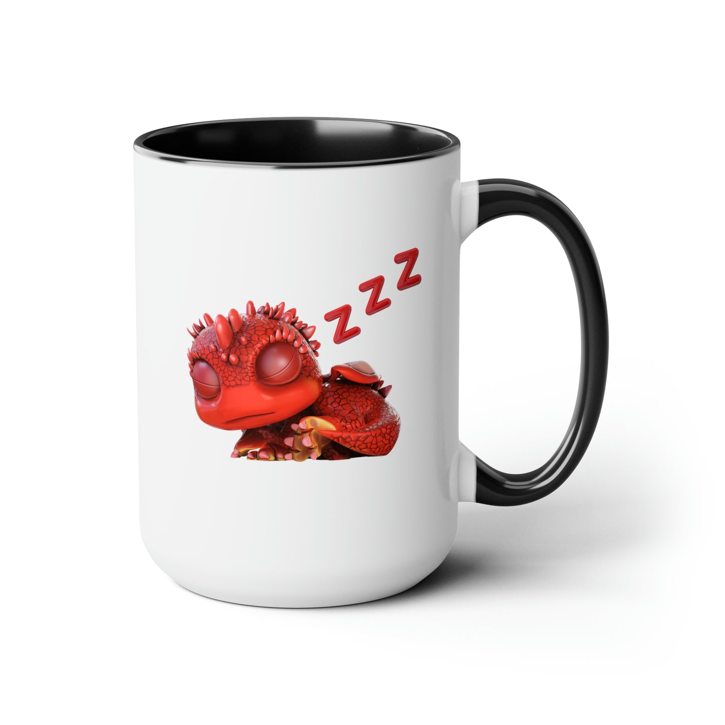 Baby Aifos Dragon - Two-Toned Coffee Mug, 15oz