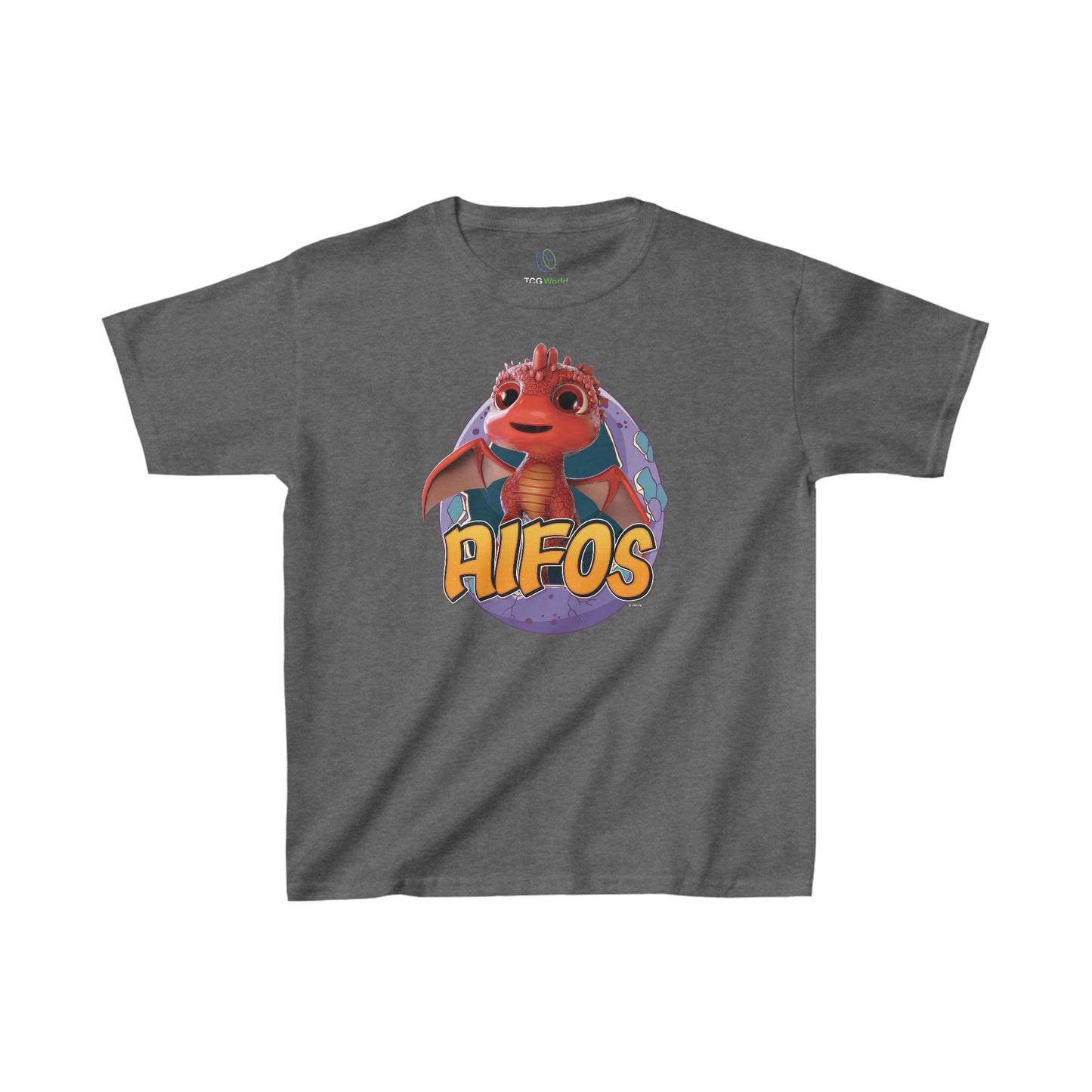 Aifos in Egg - Kids Heavy Cotton™ Tee T-Shirt