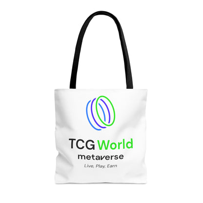 TCG World Metaverse Tote Bag - White