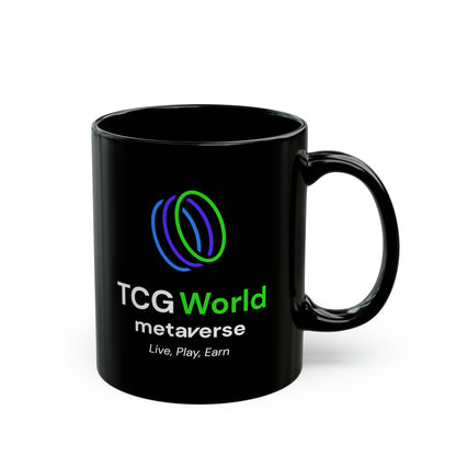 TCG World Metaverse Black Coffee Mug