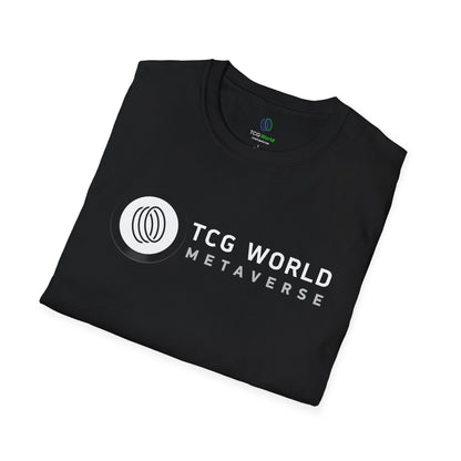 TCG World Metaverse White Logo Unisex Adult Softstyle T-Shirt