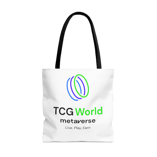 TCG World Metaverse Tote Bag - White