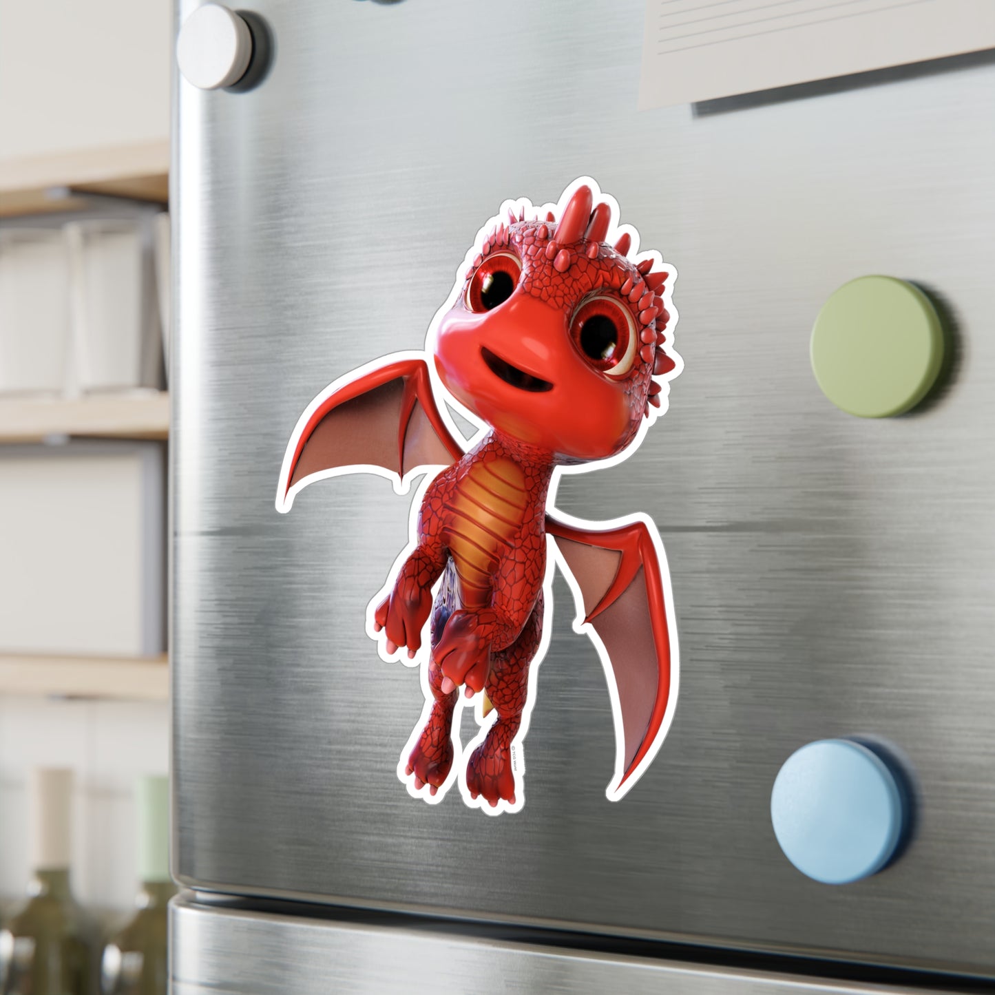 Flying Aifos Baby Dragon Kiss-Cut Vinyl Decal