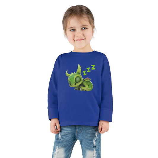 Gaia Sleeping Toddler Long Sleeve Shirt