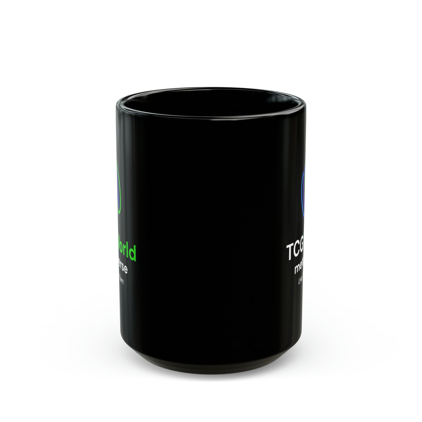 TCG World Metaverse Black Coffee Mug