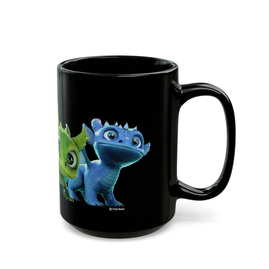 Baby Dragons - Coffee Mug, Black