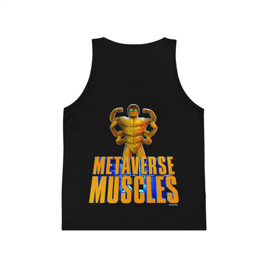 Helmix Metaverse Muscles - TCG World Metaverse Kid's Jersey Tank Top Shirt