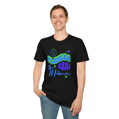 TCG World Players Make The Metaverse Unisex Adult Softstyle T-Shirt