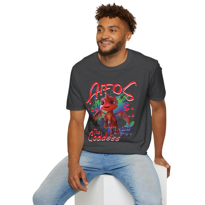 Aifos The Goddess - Paint Splatter Unisex Adult Softstyle T-Shirt