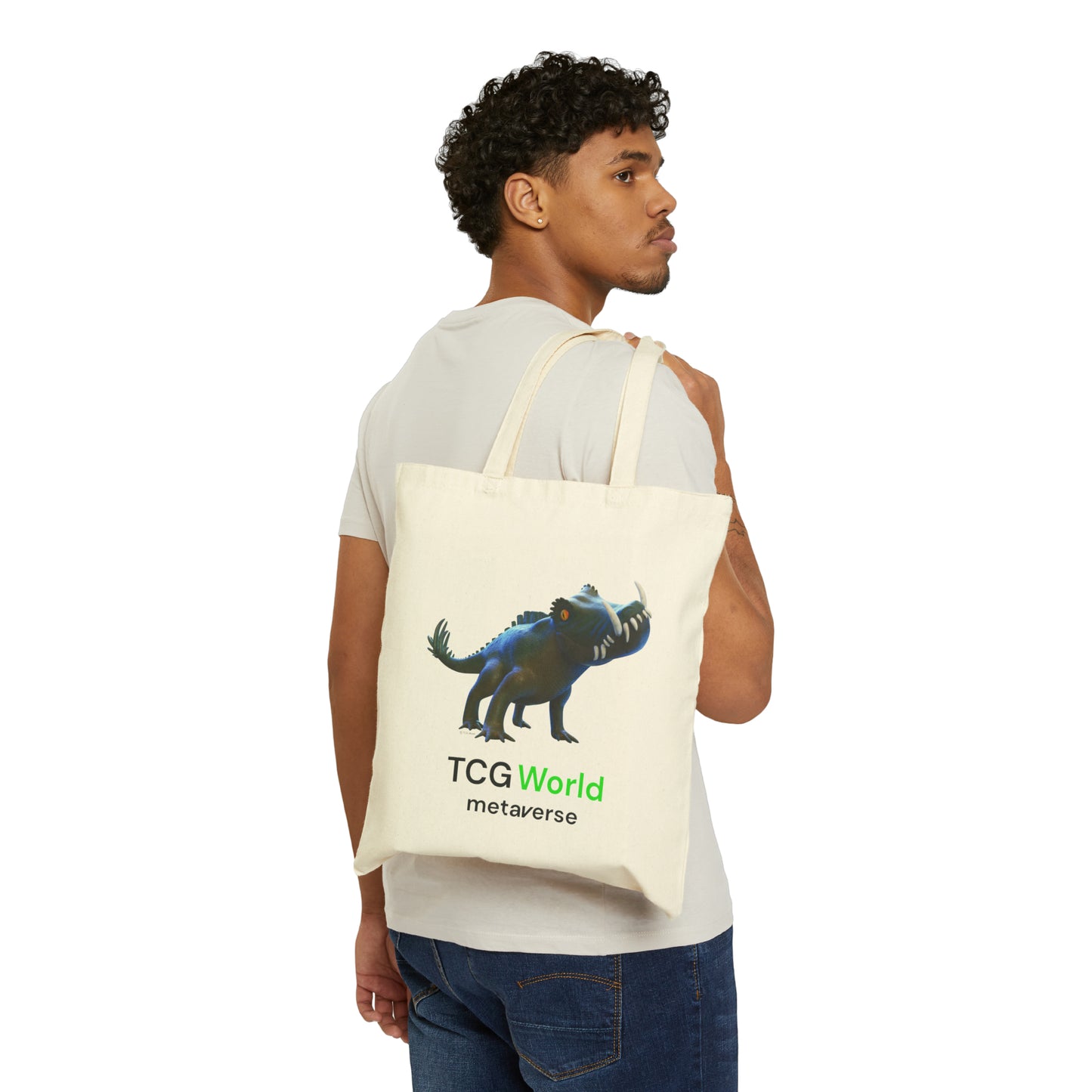 Megodile - TCG World Metaverse Sprite Canvas Tote Bag