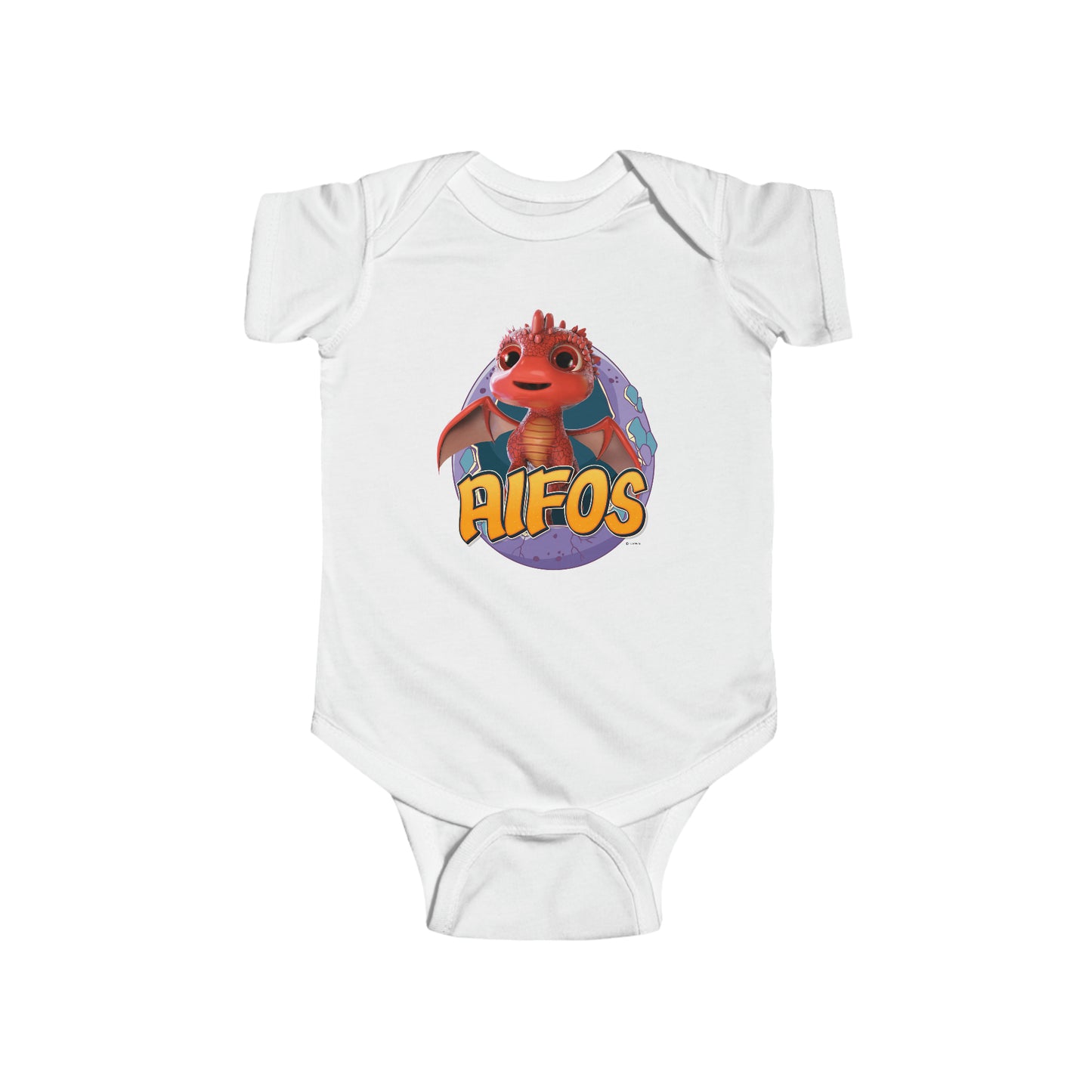 Aifos in Egg - Infant Fine Jersey Bodysuit