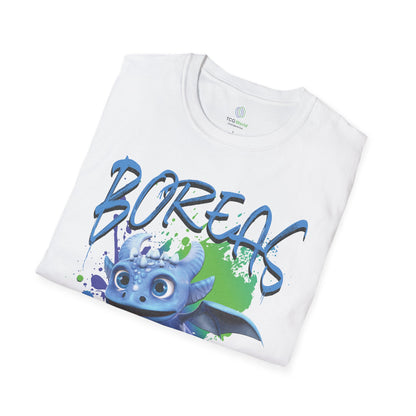 Boreas The Blue - Paint Splatter Unisex Adult Softstyle T-Shirt