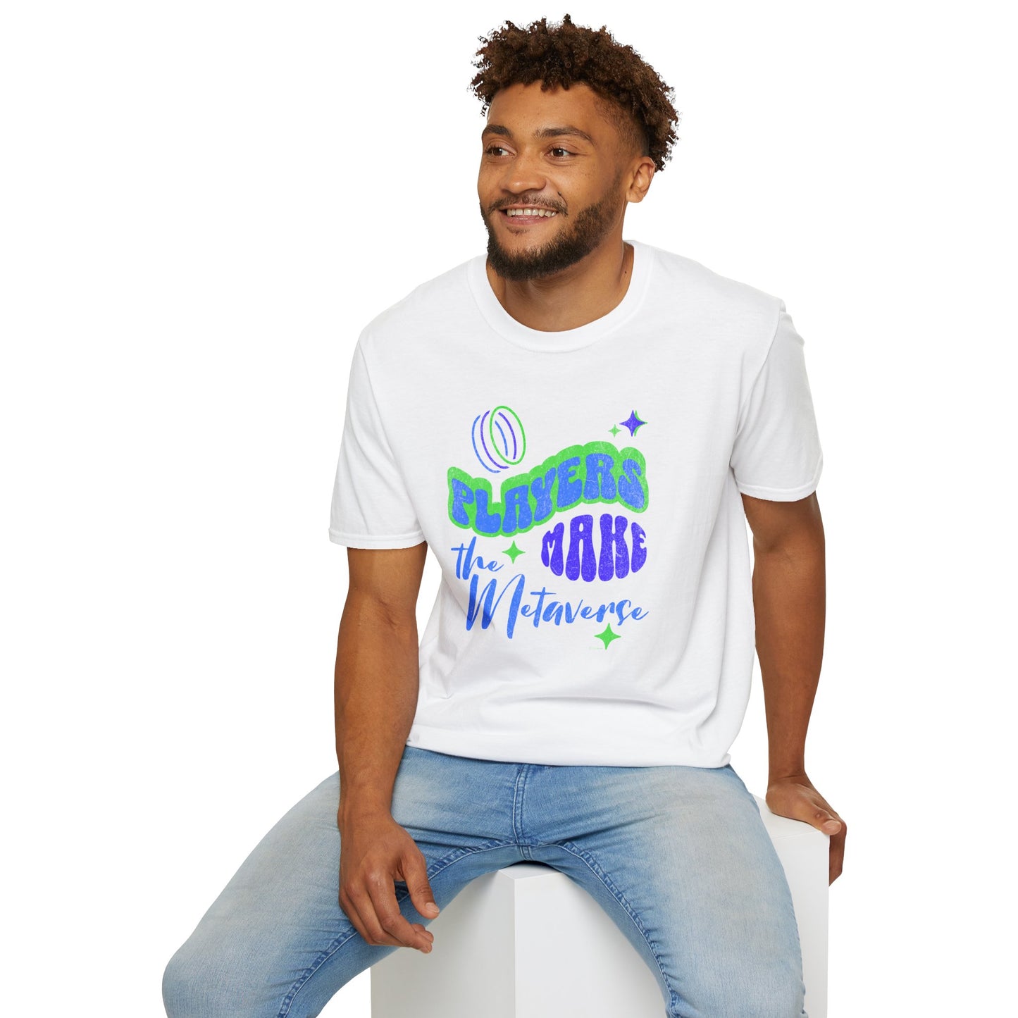 TCG World Players Make The Metaverse Unisex Adult Softstyle T-Shirt