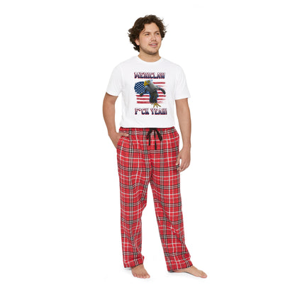 Mericlaw F*ck Yeah - TCG World Metaverse Sprite / American Flag - Men's Short Sleeve Pajama Set