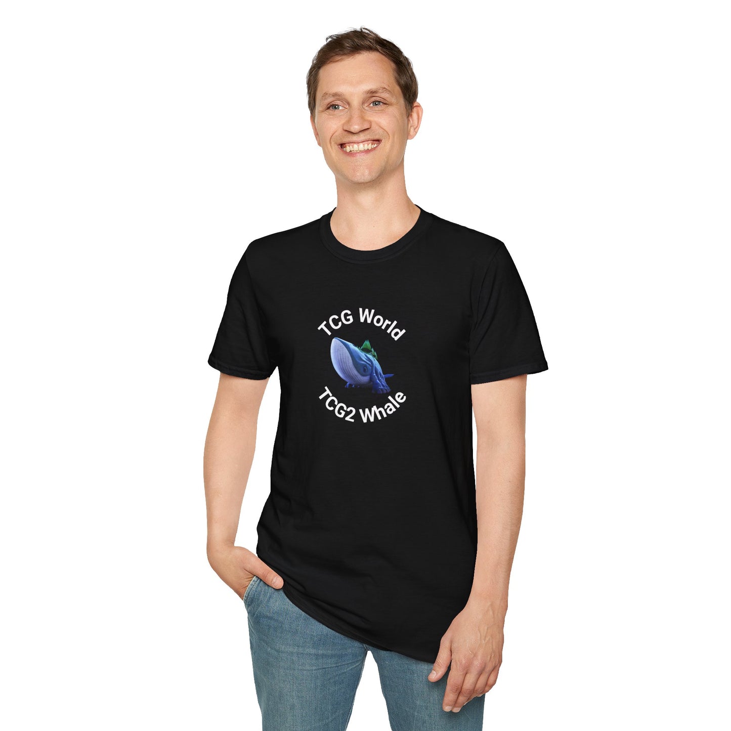 Landale - TCG World TCG2 Whale - Unisex Adult Softstyle T-Shirt