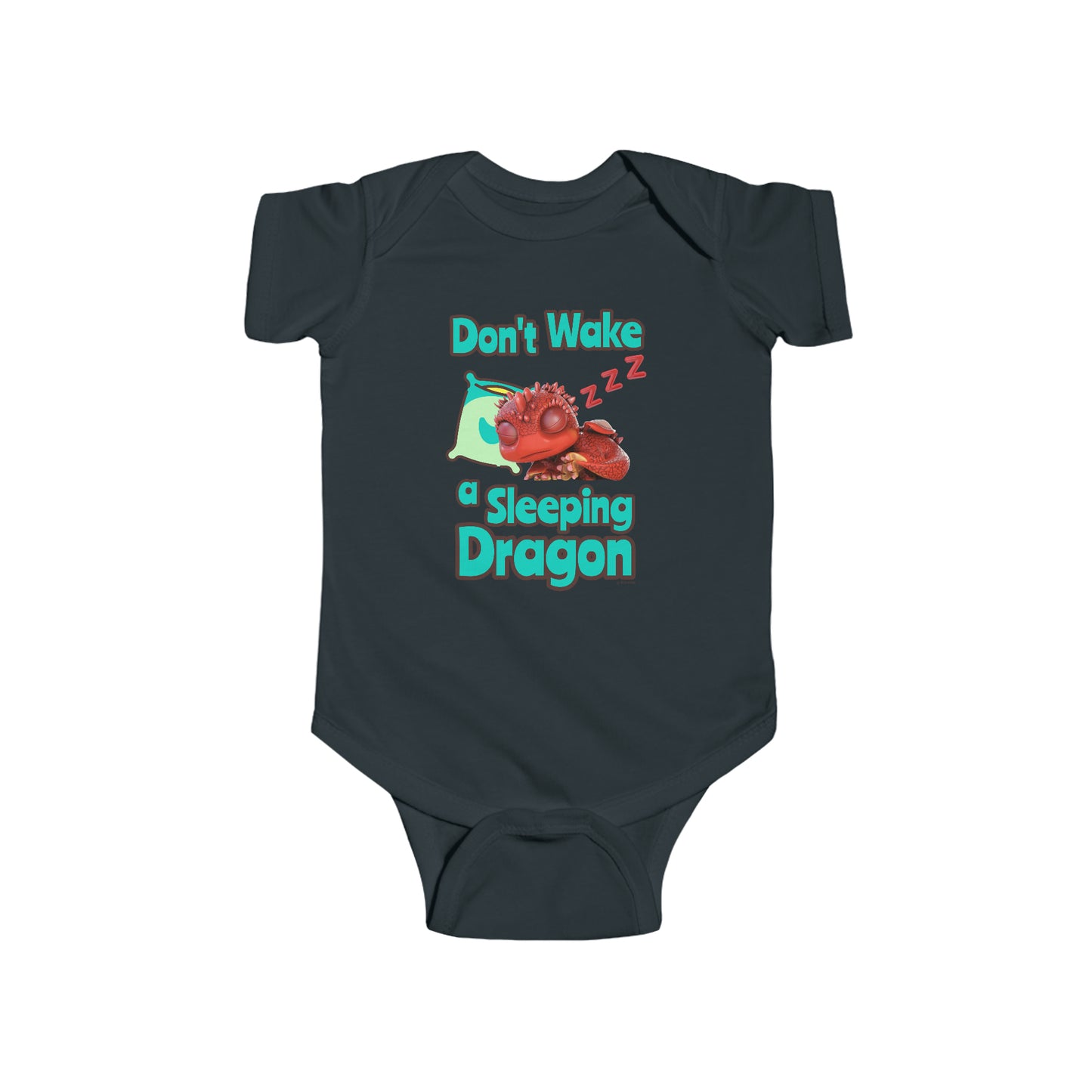 Aifos Don't Wake A Sleeping Dragon - Infant Fine Jersey Bodysuit