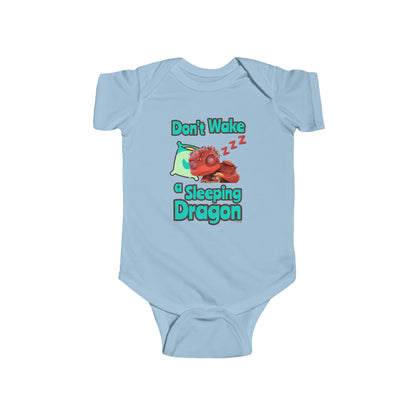 Aifos Don't Wake A Sleeping Dragon - Infant Fine Jersey Bodysuit