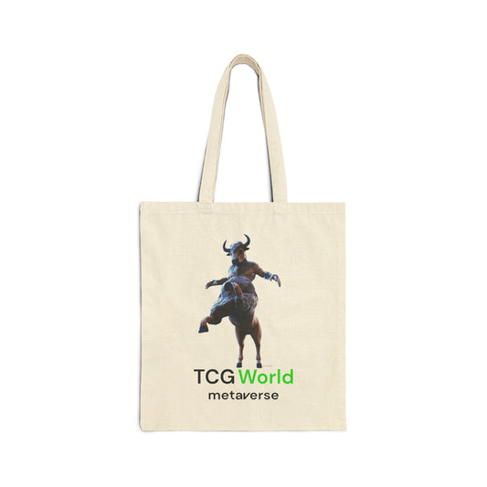 Taurmax - TCG World Metaverse Sprite Canvas Tote Bag