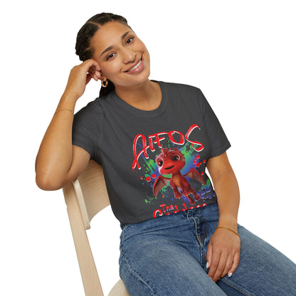 Aifos The Goddess - Paint Splatter Unisex Adult Softstyle T-Shirt