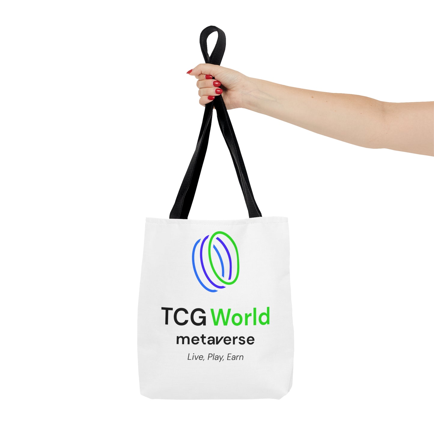 TCG World Metaverse Tote Bag - White