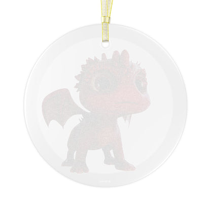 Aifos Baby Dragon Glass Ornament