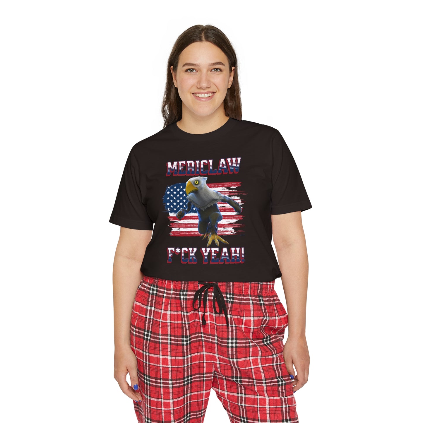 Mericlaw F*ck Yeah - TCG World Metaverse Sprite / American Flag - Women's Short Sleeve Pajama Set