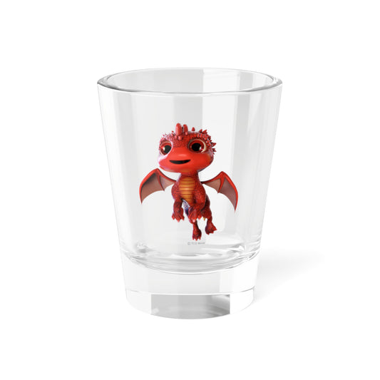 Aifos the Adorable Baby Dragon (Flying) - TCG World Shot Glass, 1.5oz