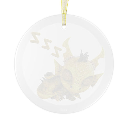 Sleeping Baby Phaedra Dragon Glass Ornament