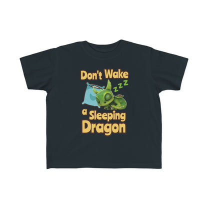 Gaia Don't Wake A Sleeping Dragon Toddler's Fine Jersey Tee Shirt