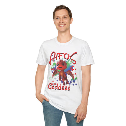 Aifos The Goddess - Paint Splatter Unisex Adult Softstyle T-Shirt