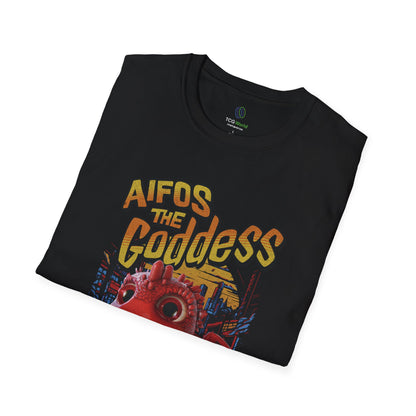 Aifos The Goddess Guardian of the Metaverse Unisex Adult Softstyle T-Shirt