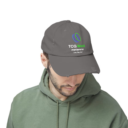 TCG World Metaverse Unisex Distressed Cap Hat