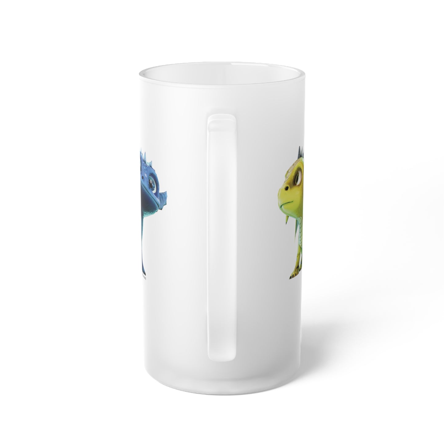 Baby Dragons Tall Frosted Glass Mug