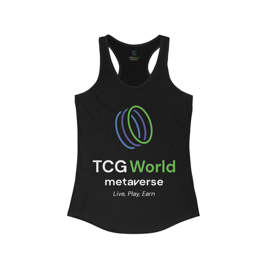 TCG World Metaverse Women's Ideal Racerback Tank Top Shirt