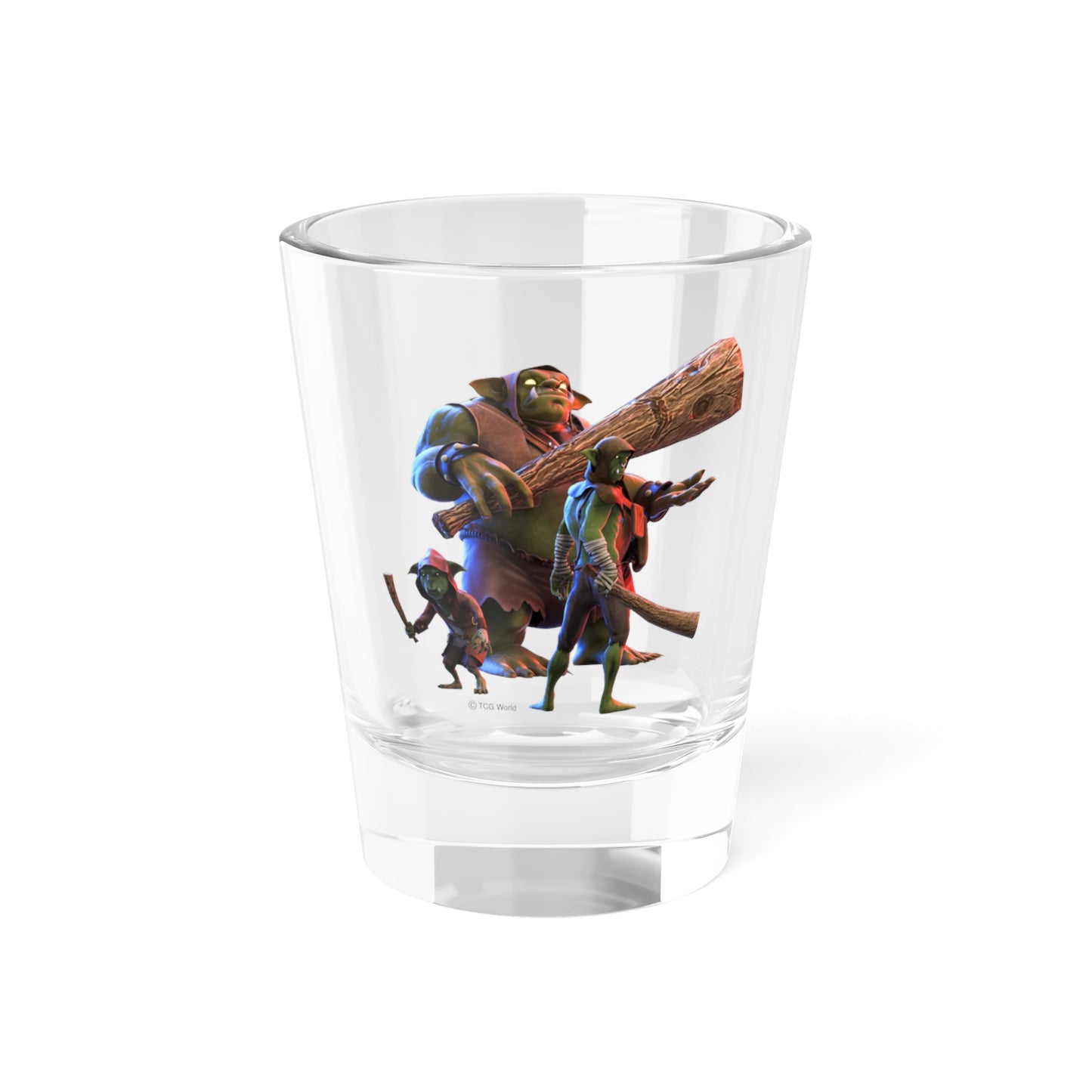 Ogri, Ogore, Ogrumm Sprite Family - TCG World Sprite Shot Glass, 1.5oz