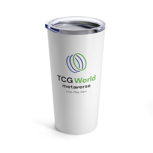 TCG World Drink Tumbler, 20oz White