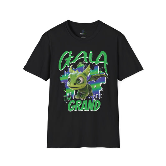Gaia The Grand - Paint Splatter Unisex Adult Softstyle T-Shirt