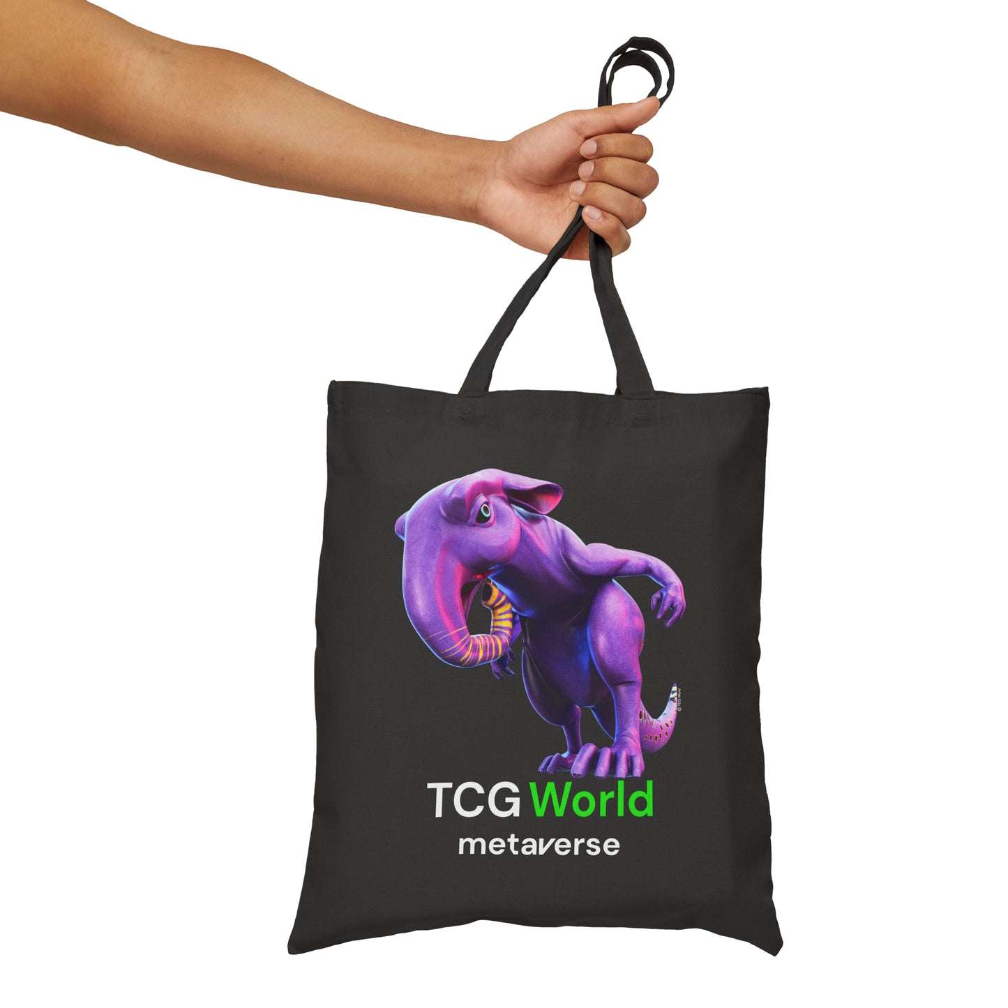 Elphadillo - TCG World Metaverse Sprite Canvas Tote Bag