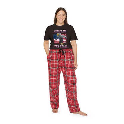 Mericlaw F*ck Yeah - TCG World Metaverse Sprite / American Flag - Women's Short Sleeve Pajama Set