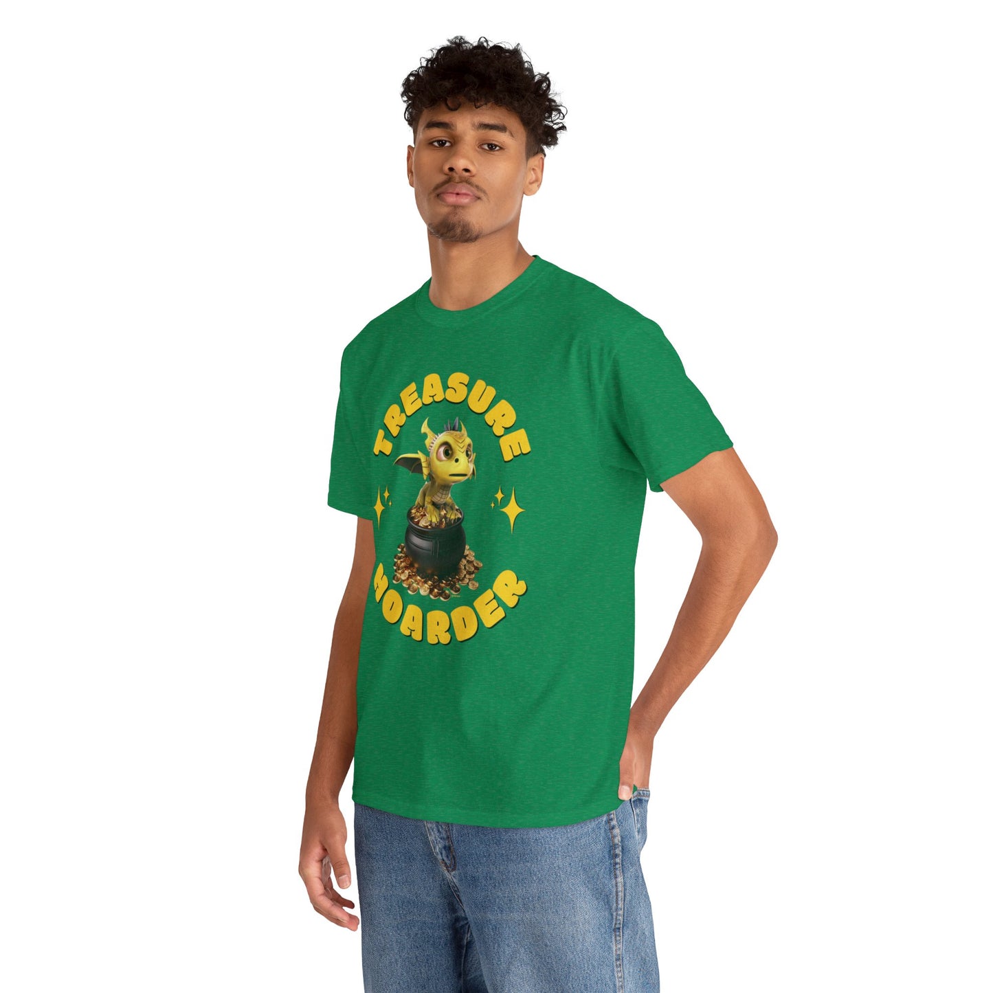 Treasure Hoarder Phaedra Saint Patrick's Day Adult Unisex Heavy Cotton Tee