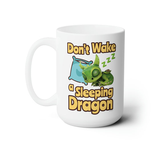 Gaia Don't Wake A Sleeping Dragon Ceramic Mug 15oz