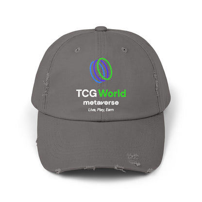 TCG World Metaverse Unisex Distressed Cap Hat