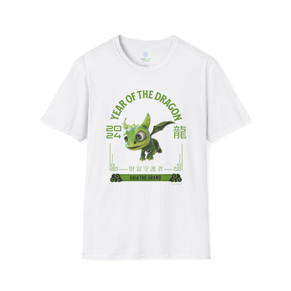 2024 Year of the Dragon - Gaia the Grand (Flying) - Unisex Adult Softstyle T-Shirt